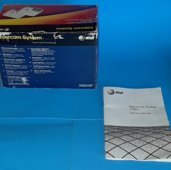 Used AT&T 728A Intercom System/Baby Monitor - Picture 2 of 12